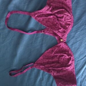 Sheer purple bralette